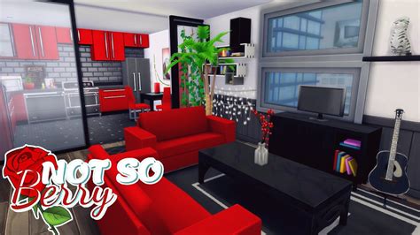 Not So Berry Rose Apartman Dairesi Sims 4 İnşa Youtube