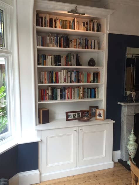 Traditional Alcove Cabinet With Adjustable Shelves Fitted With