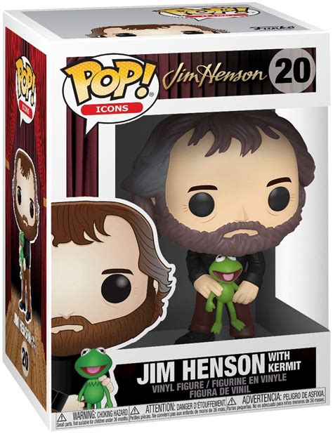 Funko Pop Icons Henson Jim Henson With Kermit Multicolor Standard
