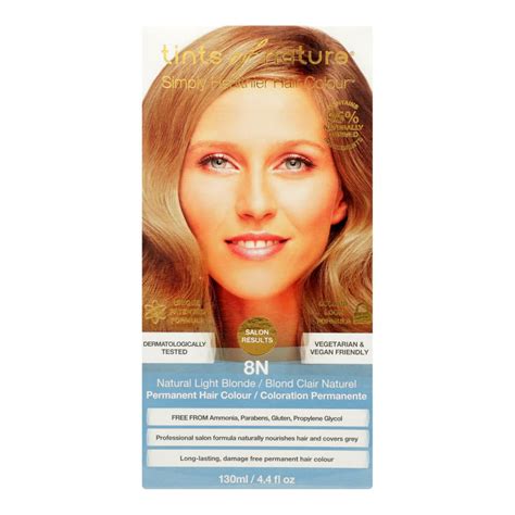 Tints Of Nature 8n Natural Light Blonde Hair Color 1 Each 44 Fz
