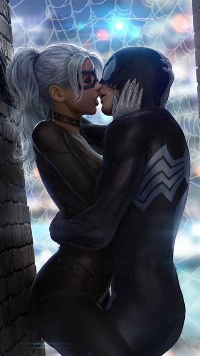 Venom Kiss Batgirl Iphone Cat Marvel Comic