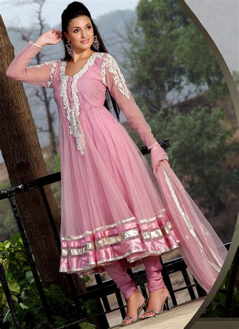 Pink Anarkali Churidar Suits Abaya Styles Anarkali Frocks Designs Honey Beauty Tips