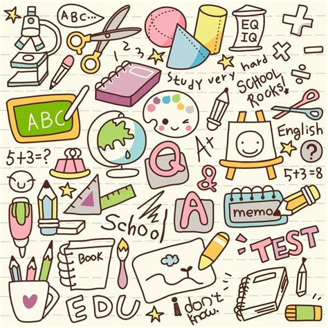 Sticker Cute Doodle Back To School Pixersus Doodle Drawings Cute