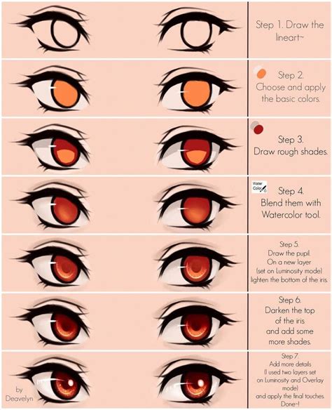 Drawing Anime Eyes Tutorial ~ Shading Wacom Intuos Did Bodenewasurk