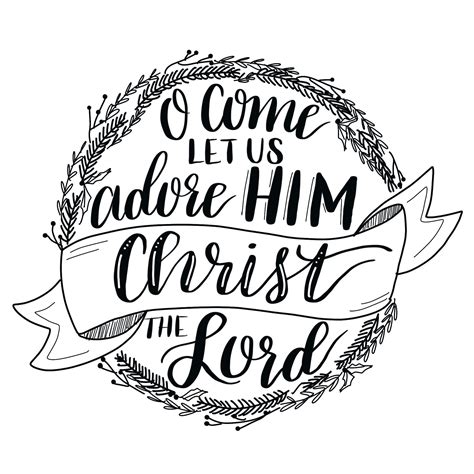 Hand Lettered Christmas Hymn Tutorial & Printable - Amy Latta Creations | Hand lettered ...