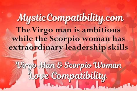 Virgo Man Scorpio Woman Compatibility Mystic Compatibility