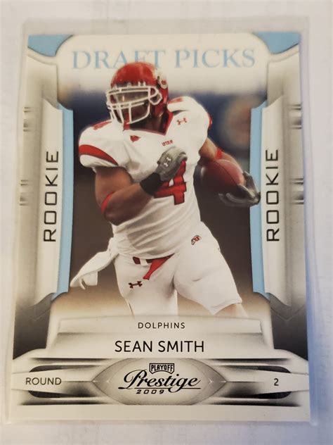 Sean Smith 2009 Prestige Draft Picks Light Blue Sn 895999 Rookie Card