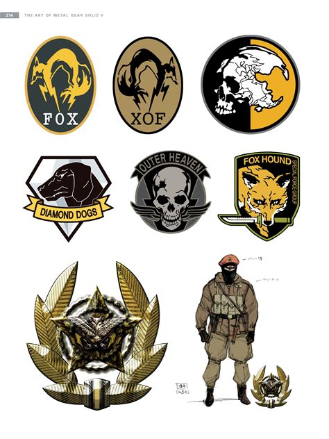 libro the art of metal gear solid v mgs 5 artist logo the fox and the hound metal gear solid