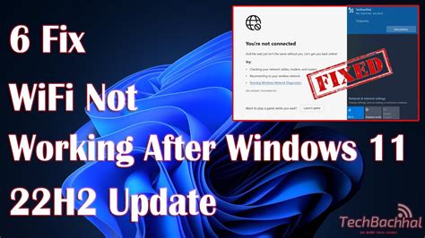 How To Fix Wifi Problems In Windows 11 Update Youtube