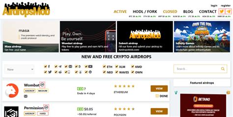 Melhores Sites De Airdrops Para Ganhar Criptomoedas Gr Tis Em