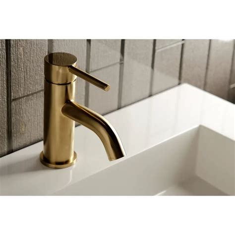 Kingston Brass Concord Single Hole Bathroom Faucet With Drain Assembly
