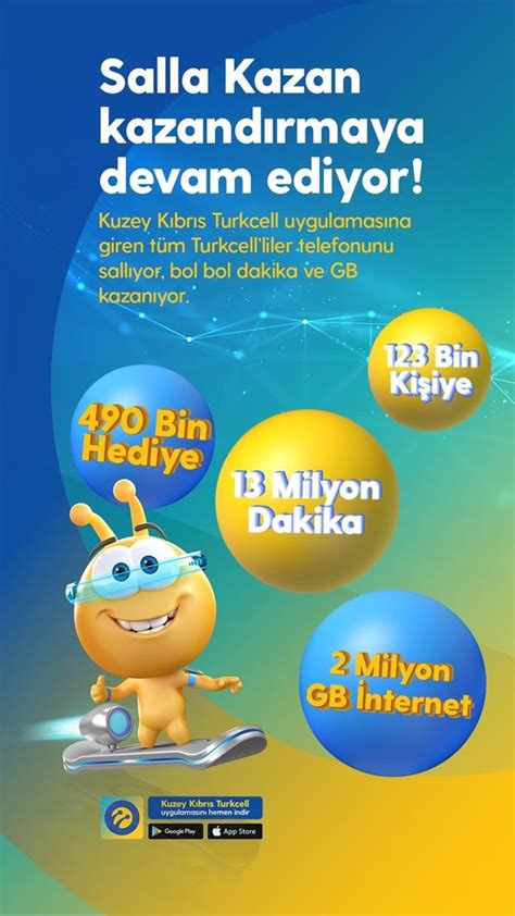 Haber Detay Kuzey Kıbrıs Turkcell Salla Kazan ile 13 milyon dakika
