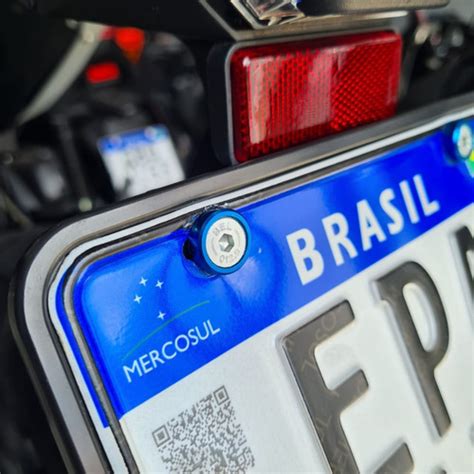 Parafuso Para Fixar Placa Da Moto No Eliminador Ou Original