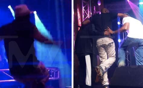 Watch Mystikal Take A Tumble On Stage And Twist His Ankle Video