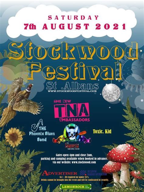 Stockwood Festival 2021 Stockwood Festival Saint Albans 7 August To