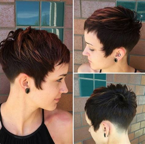 Modern haircut has many variations and is suitable for girls and women of any age and for any type of hair. 50 Chic Everyday Short Hairstyles for 2021 - Pixie, Bobs ...