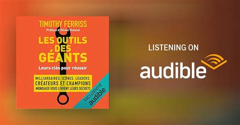 Les outils des géants by Timothy Ferriss Audiobook Audible com