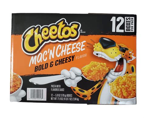 Cheetos Mac N Cheese Bold And Cheesy Flavor 12 Box Packb09bw591wh