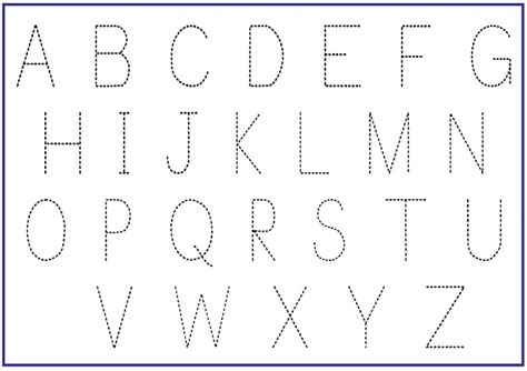 √ Alfabeto Pontilhado Para Imprimir Letra De Forma Imagens Para