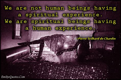 We Are Not Human Beings Having A Spiritual Experience We Are Spiritual