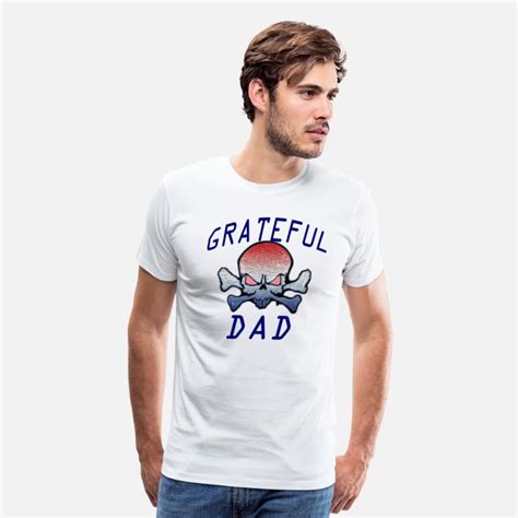 Grateful Dad Men’s Premium T Shirt Spreadshirt