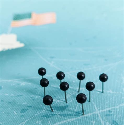 Black Push Pins 100 Pc Map Push Pins Black Ball Push Pins Etsy