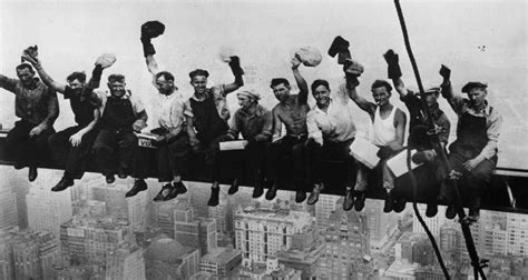 Empire State Building Construction Fists And 45s