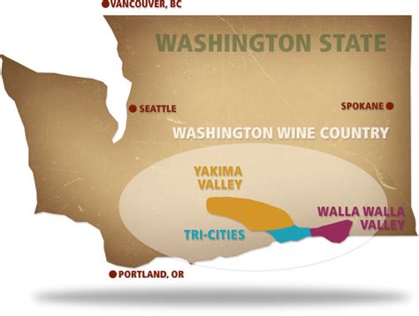 Tour The Regions Of Washington Wine Country Tri Cities Yakima Valley
