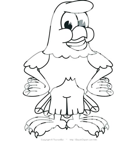 Cartoon Eagle Coloring Pages At Free