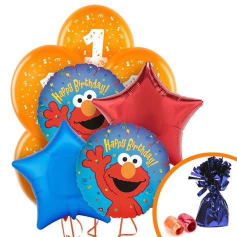 Elmo 1st Birthday Balloon Bouquet Thepartyworks