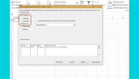 Excel CSV Dateien Mit Komma Zeichen Verarbeiten Schieb De
