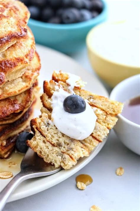 Healthy Pancakes For Kids Banana Oat Pancakes Busy Little Chefs