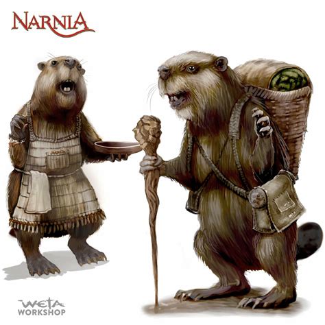 Artstation Narnia Mr And Mrs Beaver Prop Design
