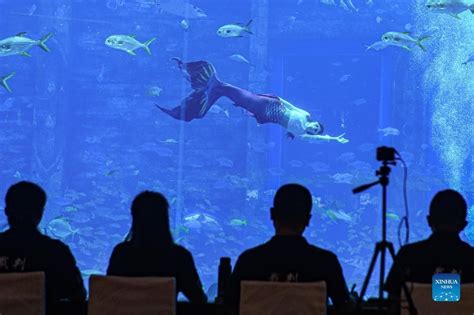🧜‍♀️نخستین مسابقه نمایش پری دریایی چین در سان‌یا گشایش یافت طرفداری