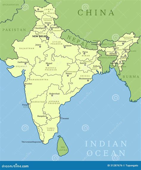 Mapa De India