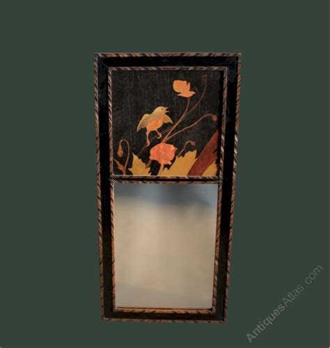 antiques atlas rowley galley mirror bird panel