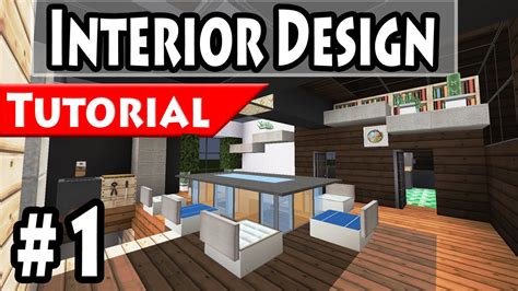 Minecraft Modern House Interior Design Tutorial Part 1 18 How To
