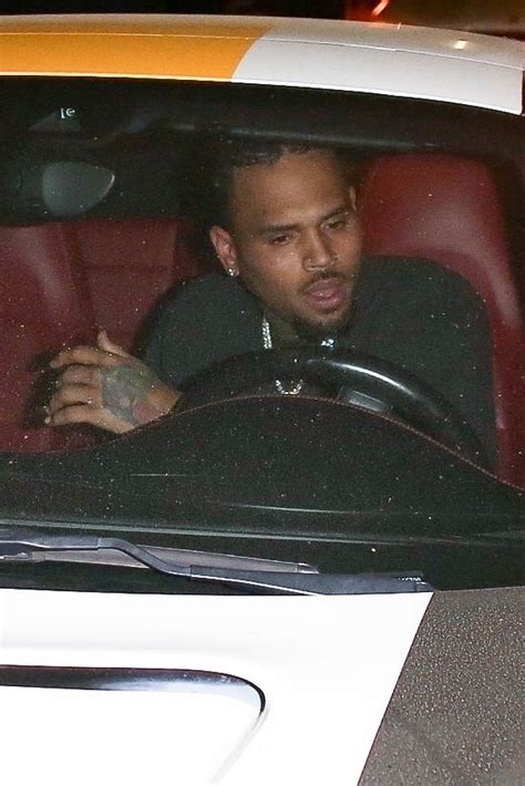 Chris Brown Porsche Damaged In Crash As He Attends Star Studded Party