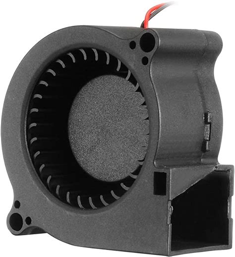 Uxcell 50mm X 25mm 12v Dc Brushless Blower Cooling Fan With