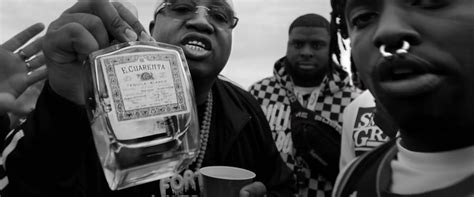 E Cuarenta Tequila Held By E 40 Rapper In West Coast By G Eazy Feat