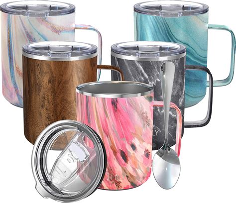 Stainless Steel Insulated Coffee Mug THILY 12 Oz Vacuum Insulated