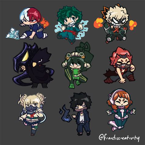 Did Some Boku No Hero Stickers For An Upcoming Convention D