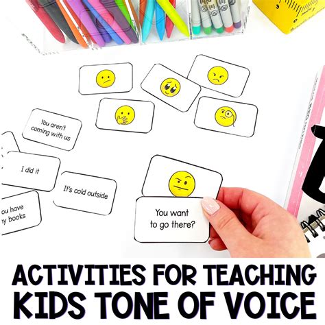 Activities For Teaching Kids How To Interpret And Use Tone Of Voice