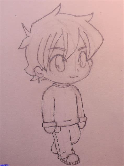 Chibi Anime Boy Drawings In Pencil Chibi Boy By Heartofalexis On