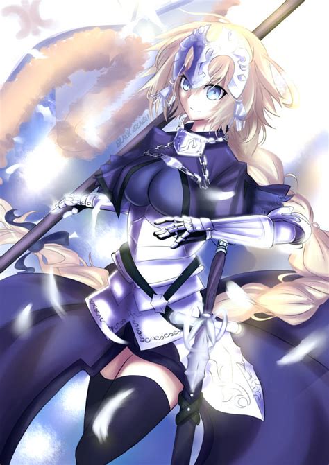 video fate grand order jeanne d arc fanart by blackxsensei on deviantart