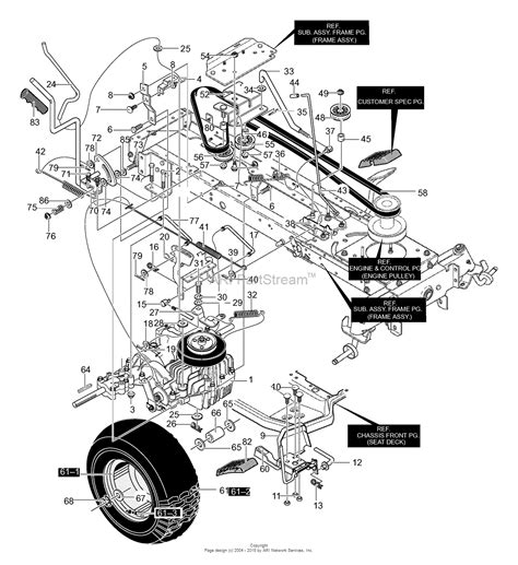 Murray 42587x50c Lawn Tractor 2000 Parts Diagram For Motion Drive