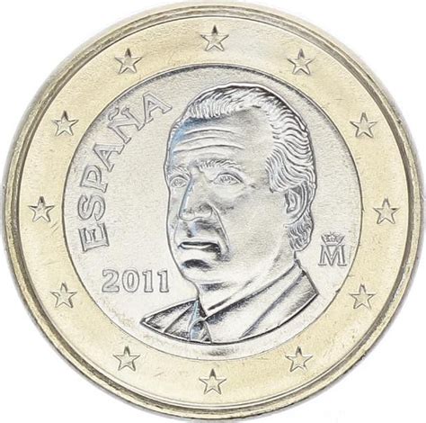 Coin Spain 1 Euro Juan Carlos I 2011