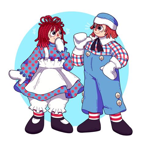 Raggedy Ann And Andy By Setsulko On Deviantart