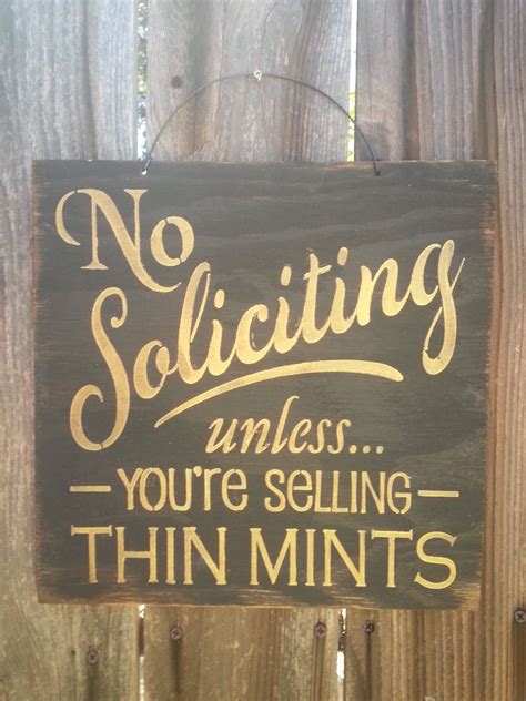 A generous 4 tall x 10 wide large. No Soliciting Sign … | Porch signs, No soliciting signs