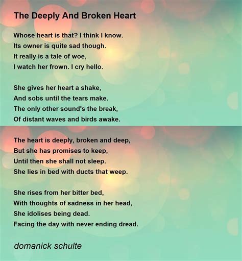 Heartbroken Poems That Make You Cry